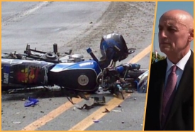 PROMETNA PATROLA - Motocikl u tragičnom sudaru ponovno prevrnuo automobil, znači da je jurio 200