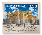 Zgrada HNK-a u Zagrebu najljepša je poštanska marka RH u 2020.