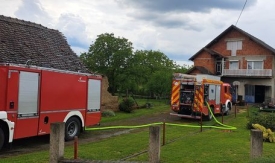 Došlo je do požara u radionici obiteljske kuće u Novim Mihaljevcima