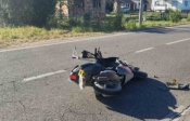 Teško ozlijeđen 67-godišnji motociklist sa 1,55 alkohola koji je sletio s prometnice
