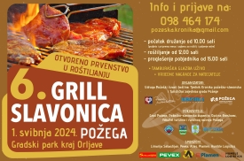 Na 6. „Grill Slavonicu“ u požeškom Parku kraj Orljave pozivaju se najbolje ekipe roštilj majstora 01. svibnja