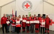 U Petrinju otputovalo osam volontera Crvenog križa s područja Požeštine
