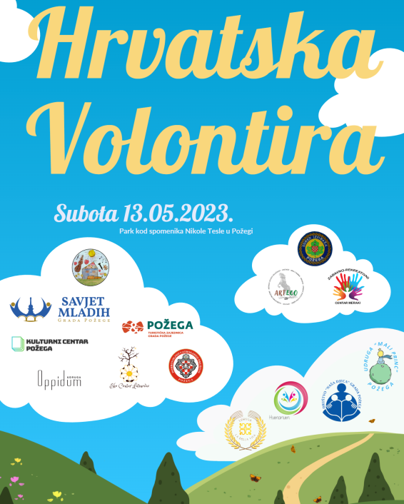 Hrvatska volontira plakat