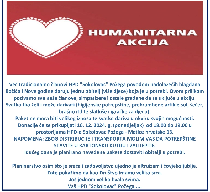 Humanitarna akcija 2024