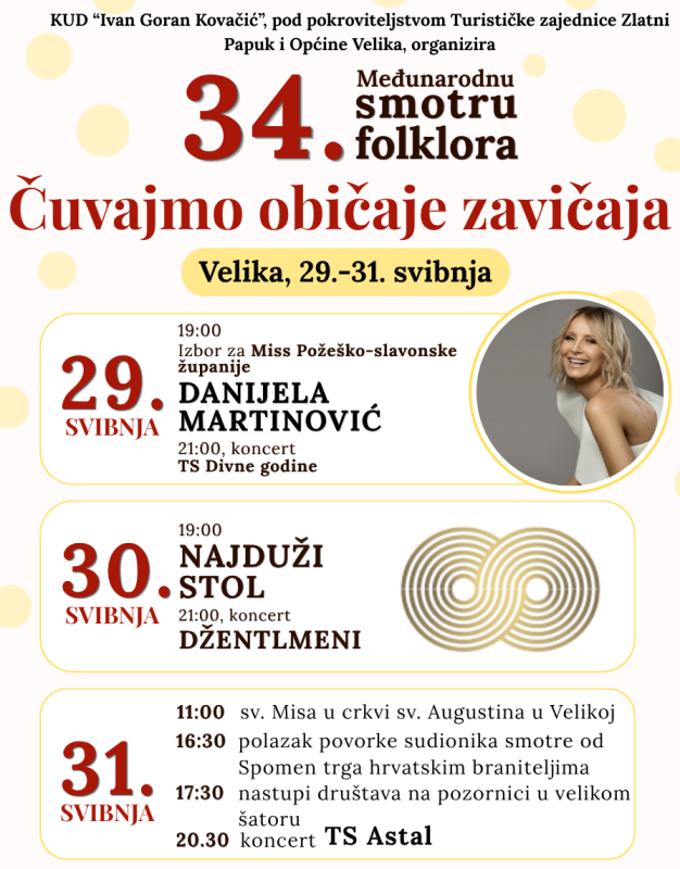 34. Čuvajmo običaje zavičaja plakat