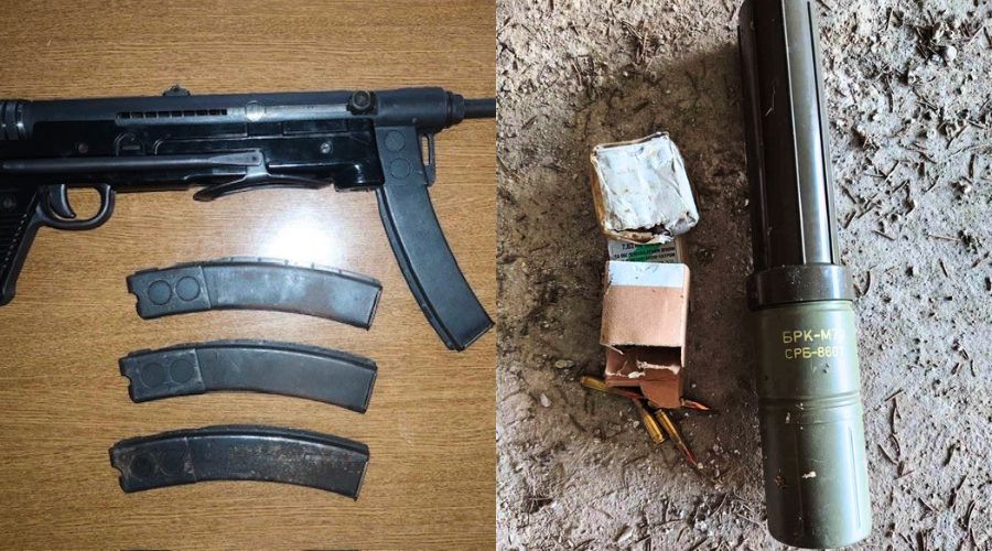 Policiji predali strojnicu, raketni bacač i streljivo