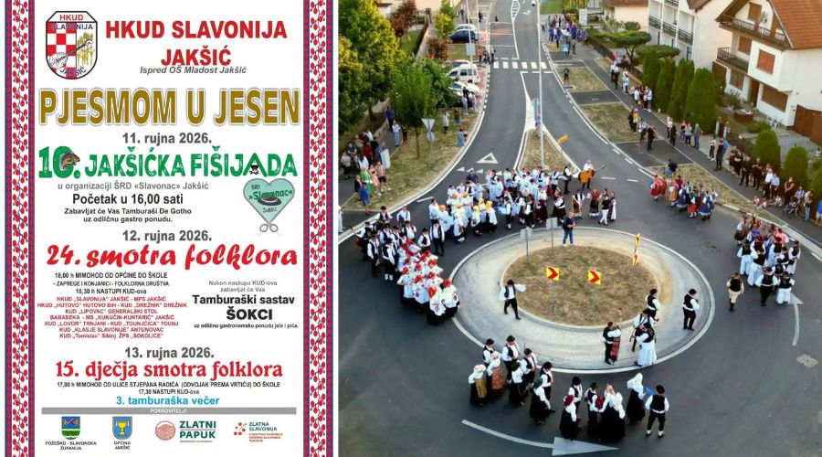 Pjesmom u jesen: Fišijada, smotre folklora i tamburaši u Jakšiću