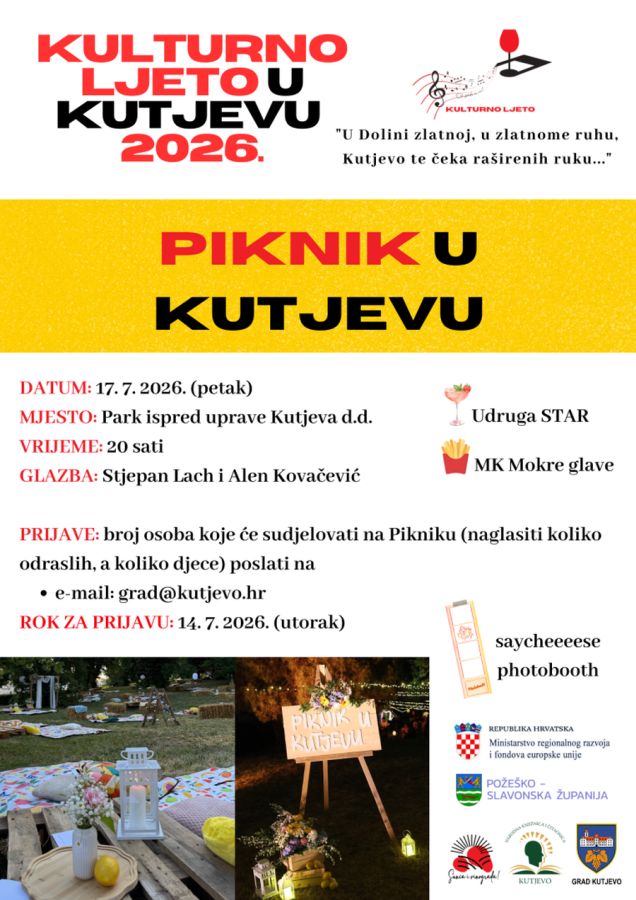 Piknik u Kutjevu 2026