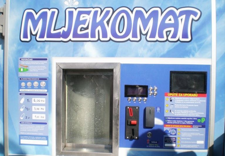 500 tisuća kuna pomoći poljoprivrednicima za fiskalizaciju automata mljekomata