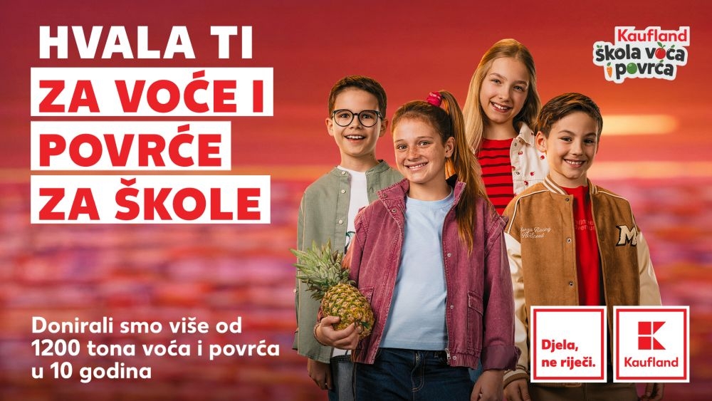 Besplatno voće i povrće iz Kauflanda: Odabrana Katolička osnovna škola u Požegi