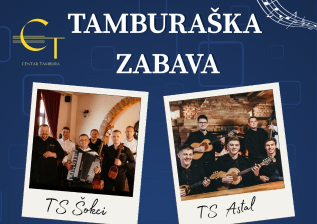 Centar tambura organizira Tamburašku zabavu" 28. veljače u Svečanoj dvorani Lucija u Jakšiću
