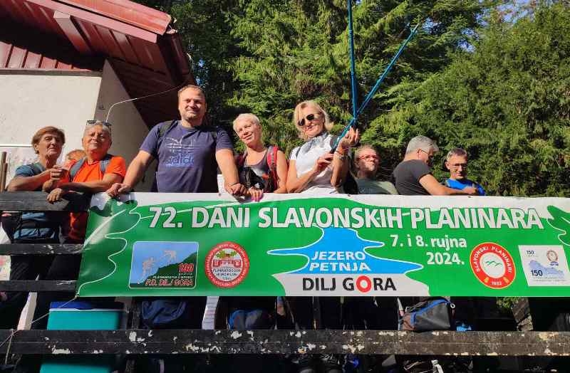 Članovi HPD "Sokolovac" Požega na 72. Danima slavonskih planinara