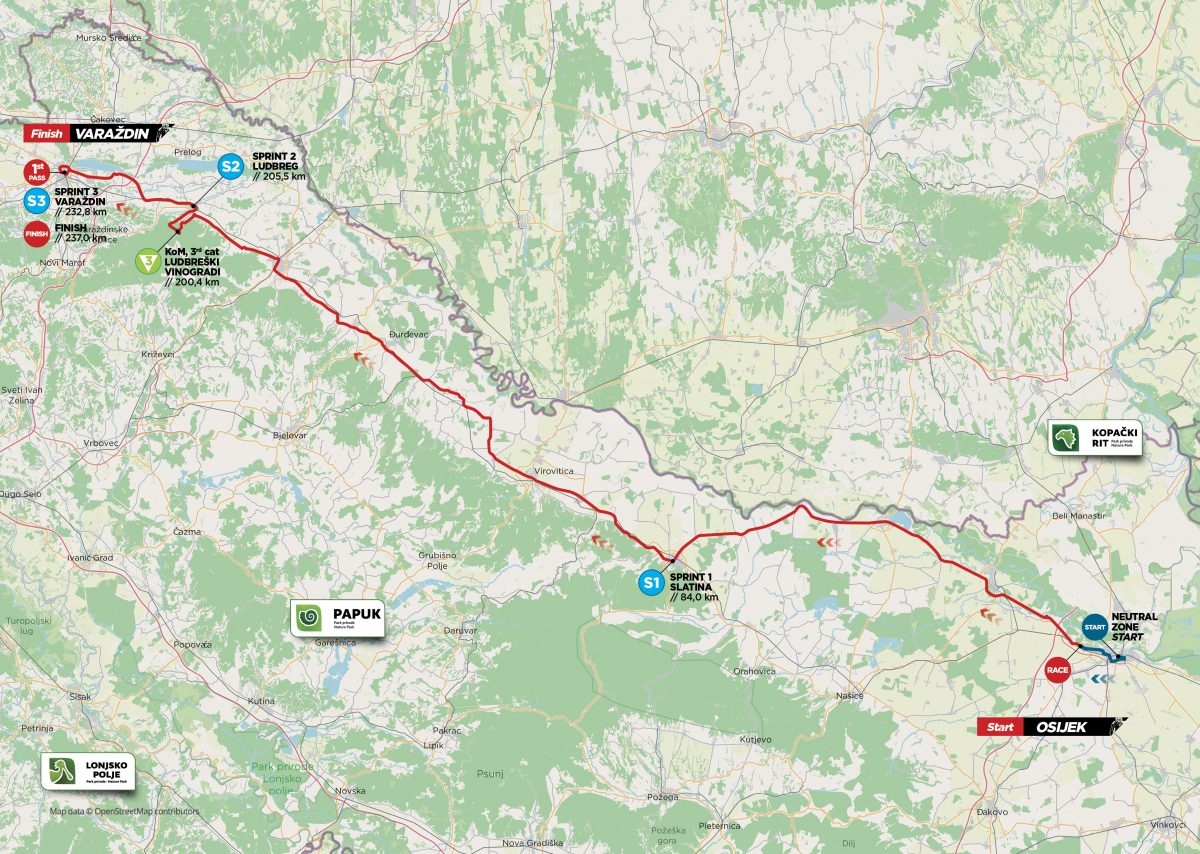 CRO Race kreće danas iz Osijeka, ove godine bez prolaza kroz našu županiju