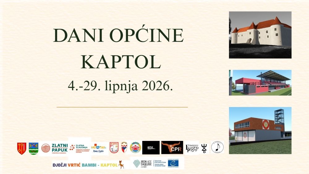 Dani Općine Kaptol donose mjesec ispunjen tradicijom, kulturom, sportom i zajedništvom