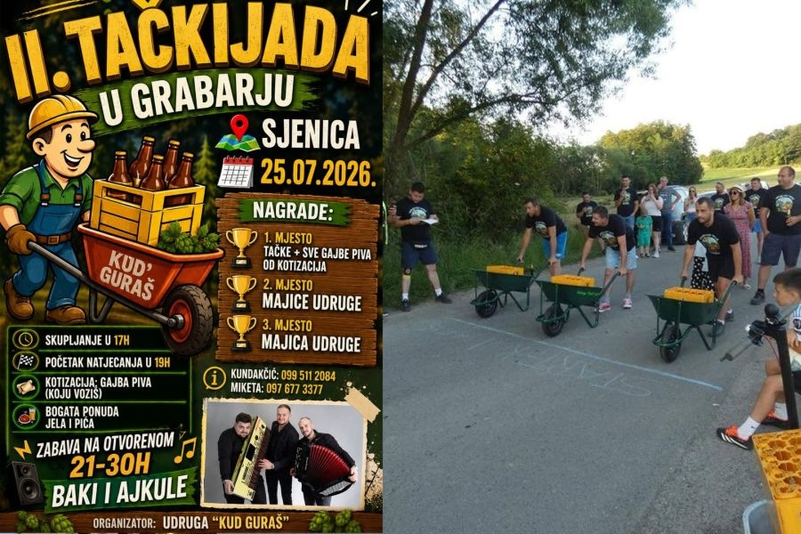 Grabarje spremno za 2. Tačkijadu: Udruga „Kud guraš” poziva na natjecanje i cjelovečernju zabavu