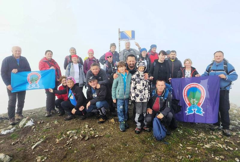 HPD "Sokolovac" Požega pohodio trodnevni izlet na planinu Vranicu u BIH - penjali Devetaci-Nadkrstac-Krstac-Ločika-Rosinj