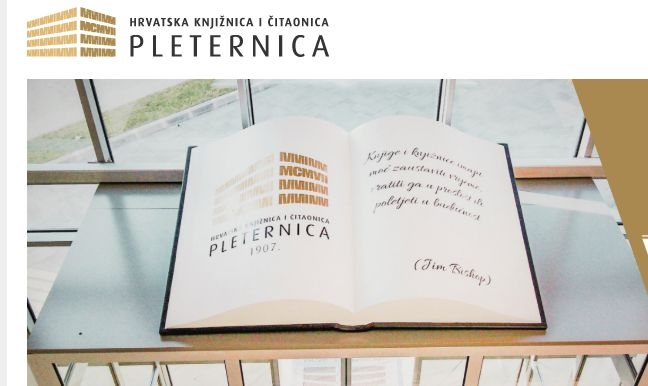 Hrvatska knjižnica i čitaonica Pleternica: Javni poziv za lokalne pisce u sklopu projekta "Pleterničko pero"