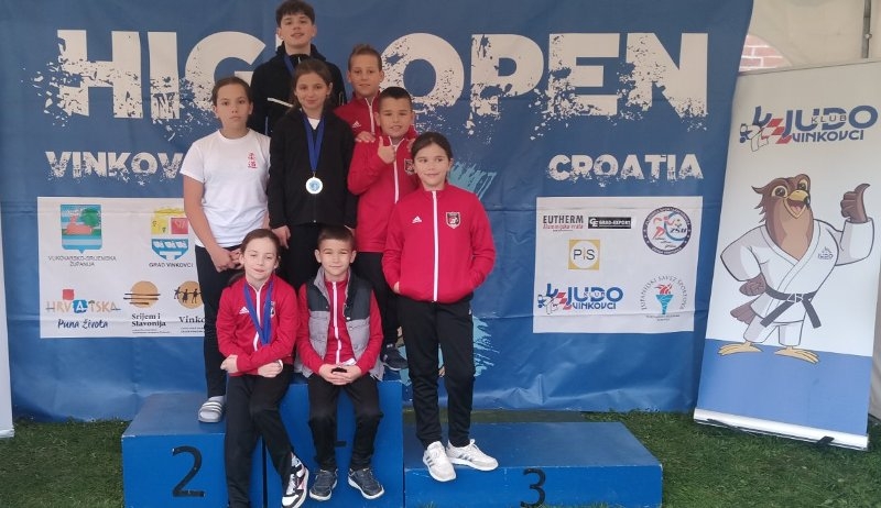 Judo klub "Judokan" Požega na Međunarodnom HIGL OPEN judo turniru u Vinkovcima osvaja nove medalje
