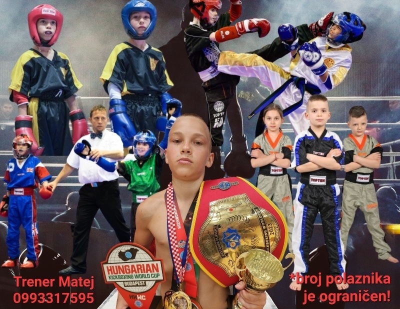 Kickboxing klub "Borac" Požega otvara nove grupe za djecu - upisi u tijeku