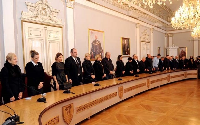 Komemoracija povodom smrti bivšeg požeško-slavonskog župana Ante Bagarića