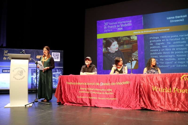 Lana Derkač na Međunarodnom festivalu poezije u kolumbijskom Medellinu