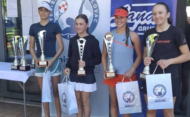 Lucija Grbeš iz Tenis kluba Požega osvojila dvostruku krunu na "Oršanićevom memorijalnom kupu" u Karlovcu