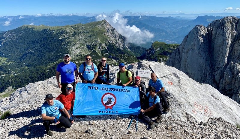 Nekolicina članova HPD "Gojzerica" penjala na Prenj i Zelenu glavu 2.155 m/nv u BiH