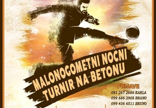 NK "Graničar" organizira tradicionalni Malonogometni noćni turnir na betonu u Zagrađu (petak) 10. lipnja