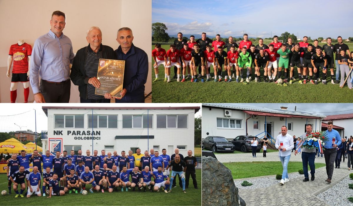 Nogometni klub Parasan Golobrdci obilježio 70 godina postojanja i povratak u viši rang