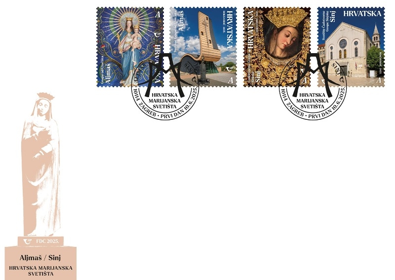 Novo izdanje dugogodišnje serije - Marijanska svetišta na poštanskim markama