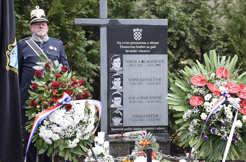 Obilježena 34. obljetnica pogibije četvorice hrvatskih branitelja s požeškoga područja u Španovici