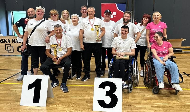 Parasportski boccia klub "Nada" Požega osvojio dvije medalje na Pojedinačnom BC5 turniru u Boccia sportu