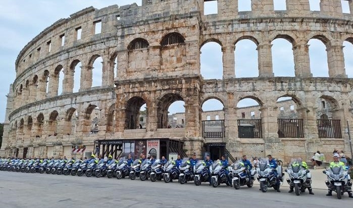 Policijski motociklisti PU požeško-slavonske ostvarili zapažene uspjehe na Memorijalu Šime Buzov u Puli