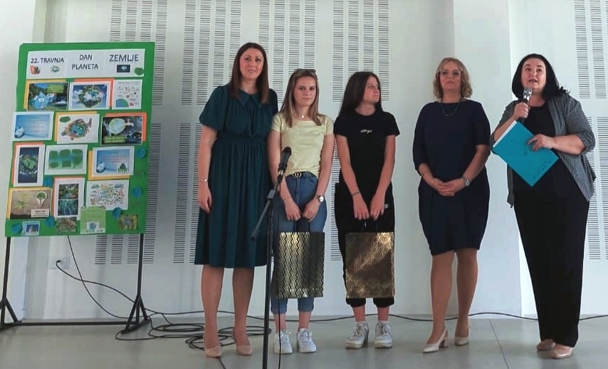 Poljoprivredno-prehrambena škola obilježila "Dan planeta Zemlje" uz dr. sc. Mariju Kovačević i prof. Franu Barišića