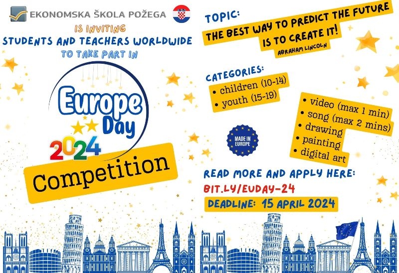Povodom Dana Europe uspješno provedeno Međunarodno natjecanje Ekonomske škole Požega