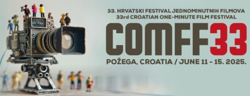 Požega od 11. do 15. lipnja u znaku jednominutnog filma - 33. Hrvatski festival jednominutnih filmova