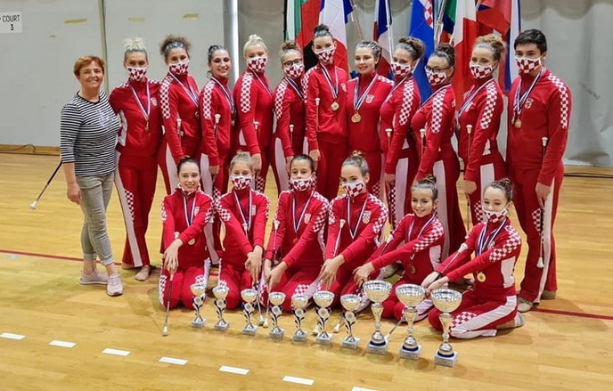 Požeške mažoretkinje ponovno na vrhu Europe, odlični rezultati i za twirlingaše
