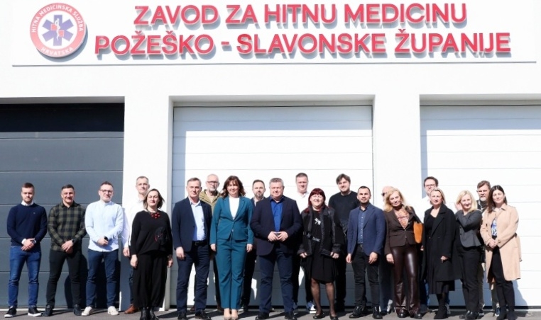Ravnatelji županijskih Zavoda za hitnu medicinu iz cijele RH posjetili najnoviji i najsuvremeniji Zavod u Požegi - uskoro i helikopterska hitna služba