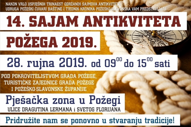 Sajam antikviteta svojim šarenilom i šušurom uvijek privlači brojne Požežane u centru grada