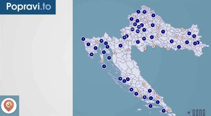 Statistika platforme "Popravi.to" (2021. - 2025.) rezultati prijava komunalnih problema - pozitivni primjeri gradova i općina