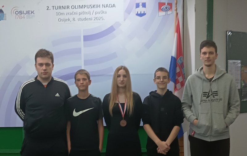 Streljački klub Požega na 2. Turniru Olimpijskih nada u gađanju zračnim oružjem u Osijeku