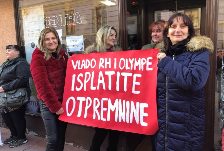 Vlada RH i Olymp odgovorni su za tešku financijsku situaciju u koju su doveli radnice Orljave