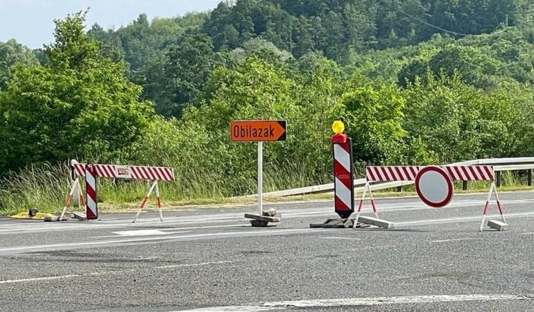 Zbog radova zatvorena državna cesta DC38 između Pleternice i Vesele