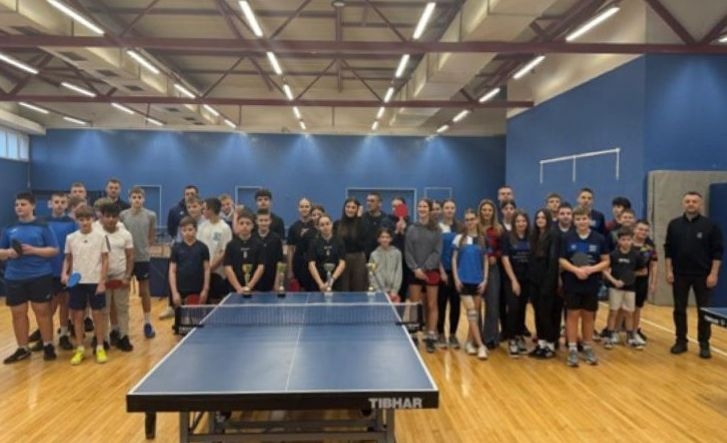 Županijsko prvenstvo u stolnom tenisu osnovnih i srednjih škola u organizaciji Školskog sportskog saveza županije