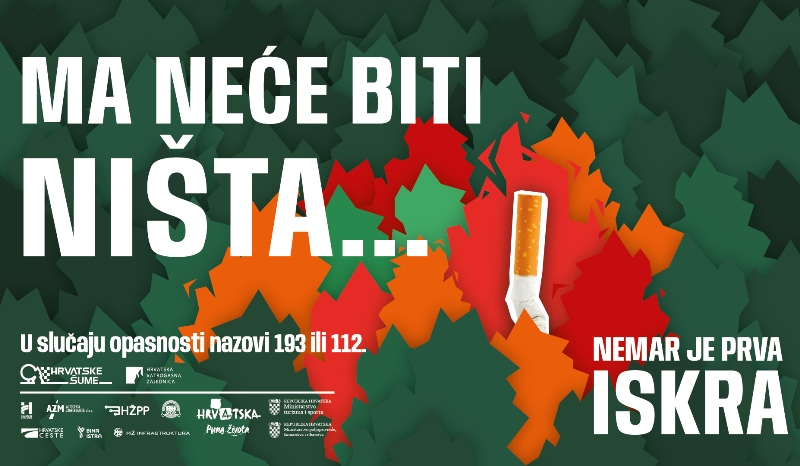„Ma neće biti ništa“, svakodnevni izraz upozorava na nemar i početak protupožarne sezone u Hrvatskoj