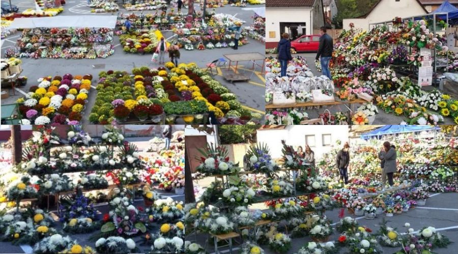 Radi prigodne prodaje cvijeća iza Gradske kuće u Požegi zatvara se parkiralište