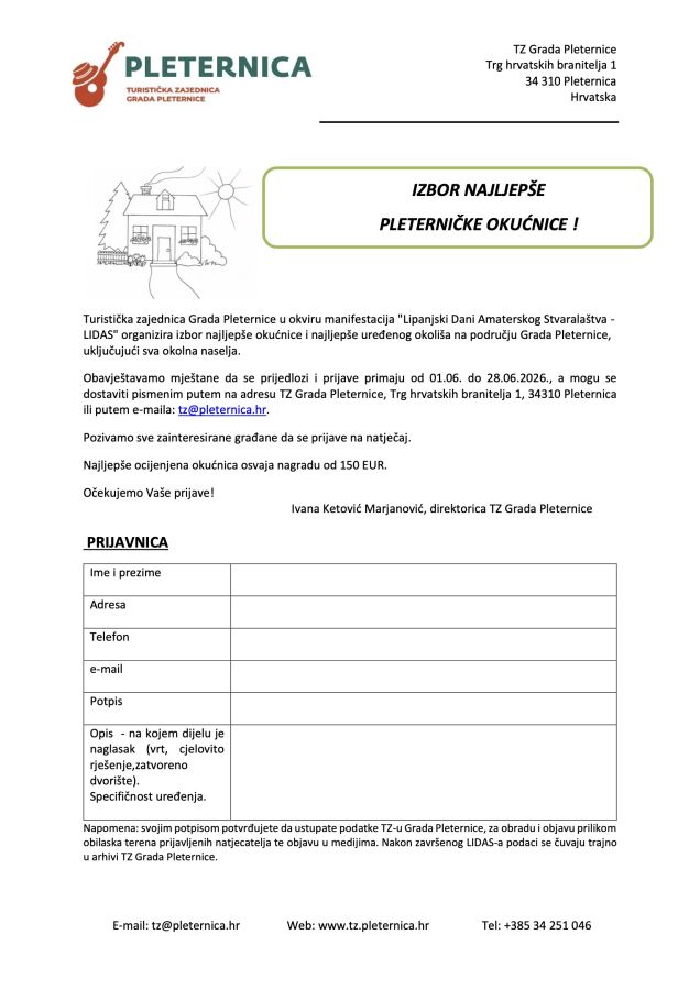 natjecanje naj okucnica prijavnica 2025