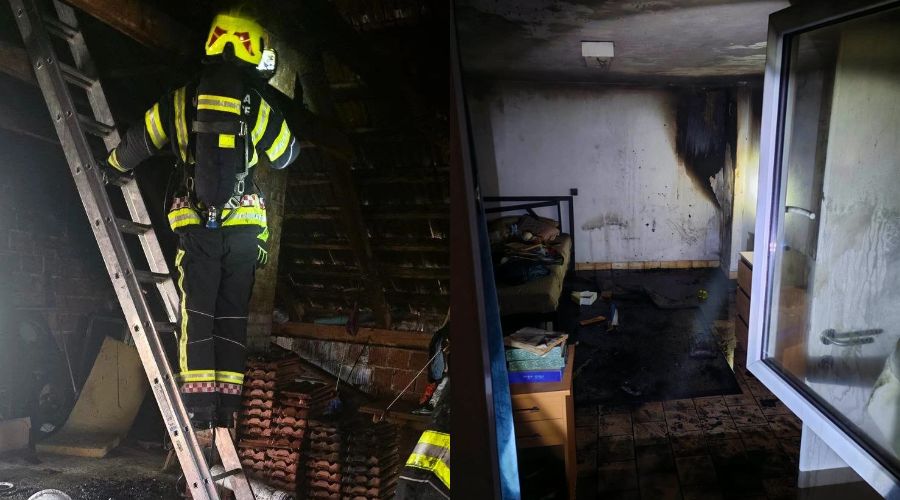 Dva požara u obiteljskim kućama: U jednom se zapalio kauč na tavanu, u drugom drveni ormar uz dimnjak