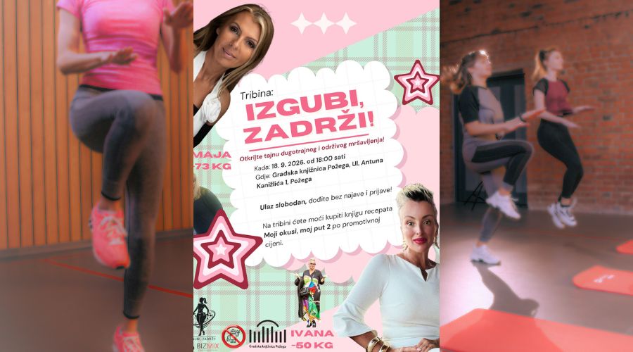 „Izgubi, zadrži!“: Posljednje predavanje programa Znanjem do zdravlja u Gradskoj knjižnici Požega