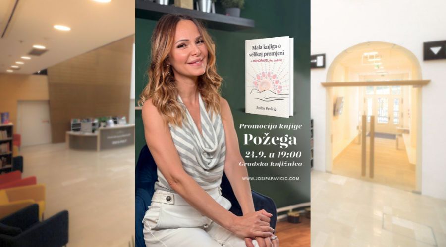 Josipa Pavičić u Gradskoj knjižnici Požega predstavlja „Malu knjigu o velikoj promjeni“